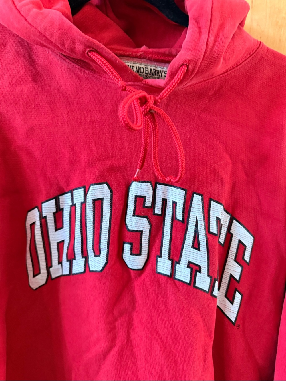 Champion (steve and Barry’s) Red Ohio State Pullover Hoodie - Picture 2 of 4
